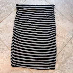 Banana Republic Black & Gray Striped Women’s Pencil Skirt, Size Small